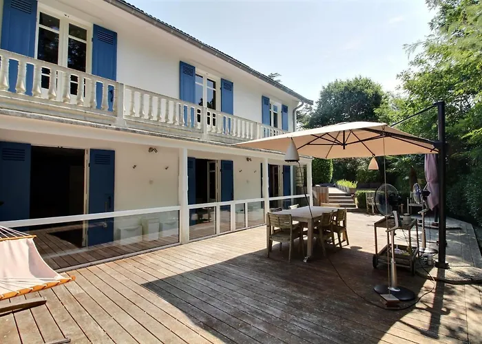 別荘 Arcachon-centre Jolie Maison Basco-landaise Avec 4 アルカション